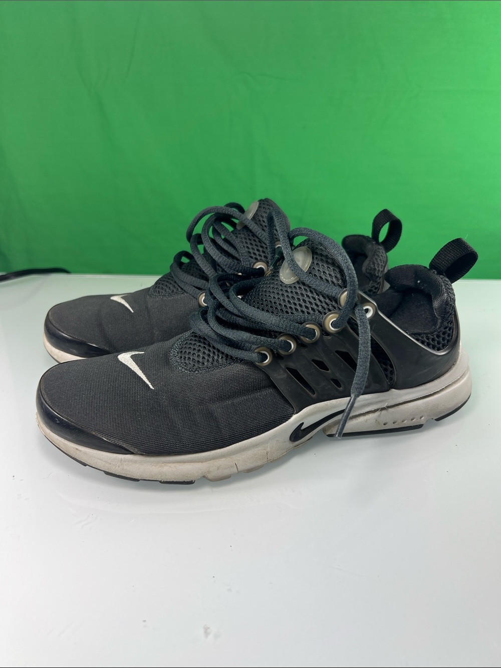 Nike Air Presto Black White Running Shoes Sneakers Youth 6 833875-015